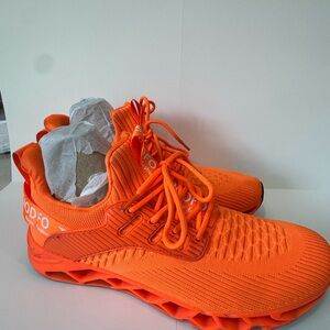 Vibrant Orange Athletic Sneakers size 11